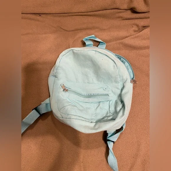 Light Blue Mini Backpack - Picture 1 of 2